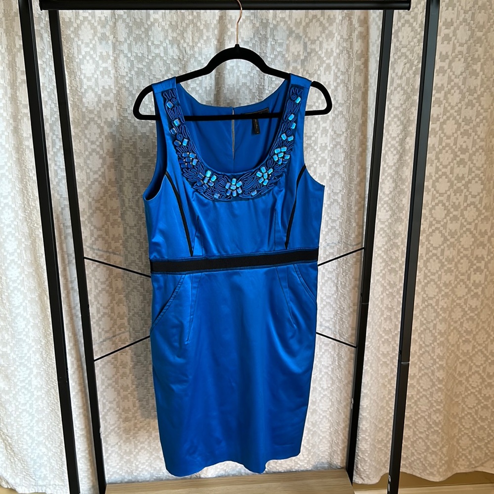 BCBGMAXAZRIA Beaded Cocktail Dress